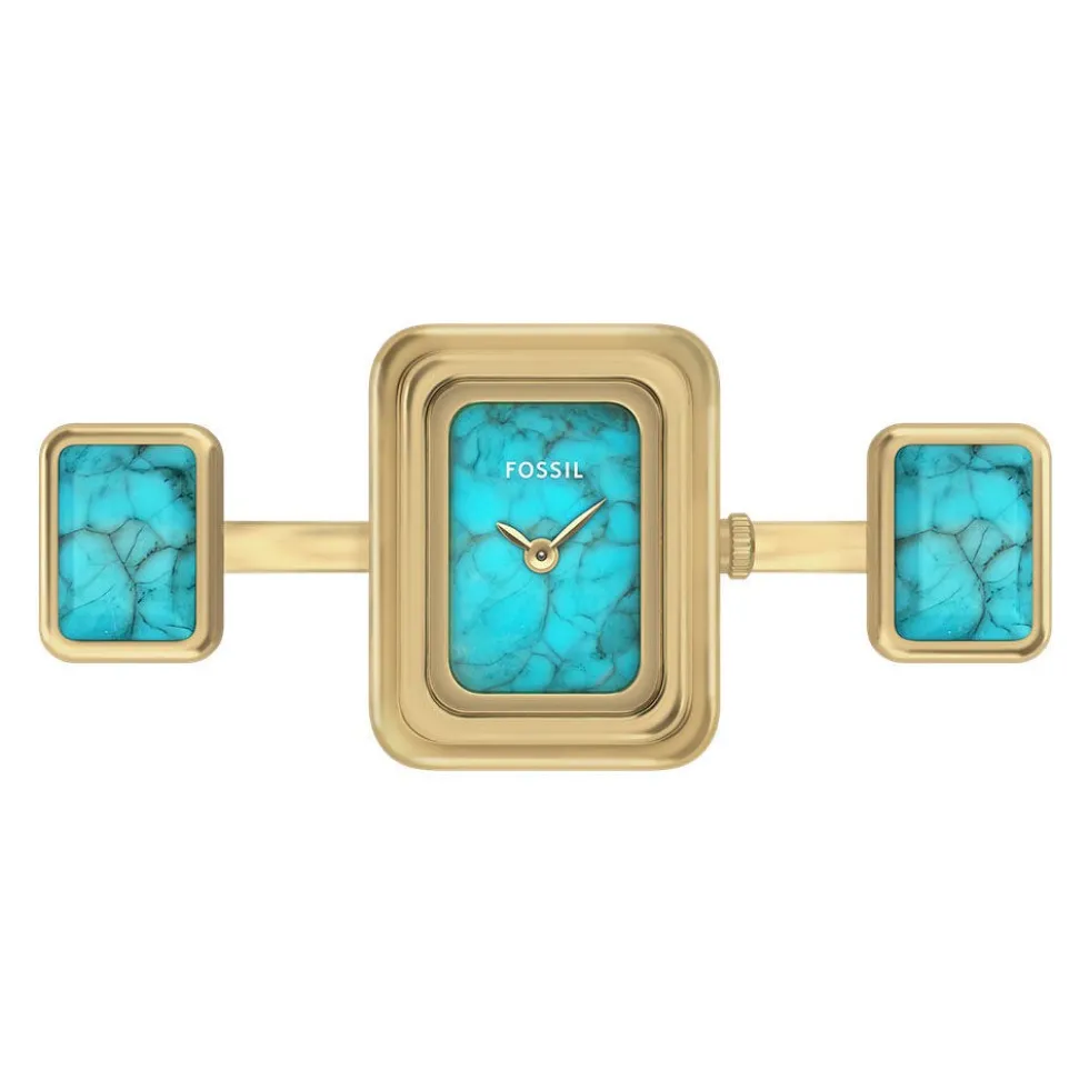Montre Fossil Raquel Watch Ring Bleu