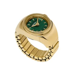 Montre Fossil Watch Ring Vert