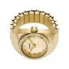 Montre Fossil Watch Ring Doré