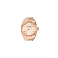 Montre Fossil Watch Ring Rose