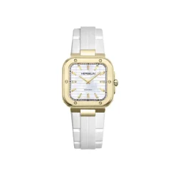 Montre Herbelin Cap Camarat Square Nacre Blanche