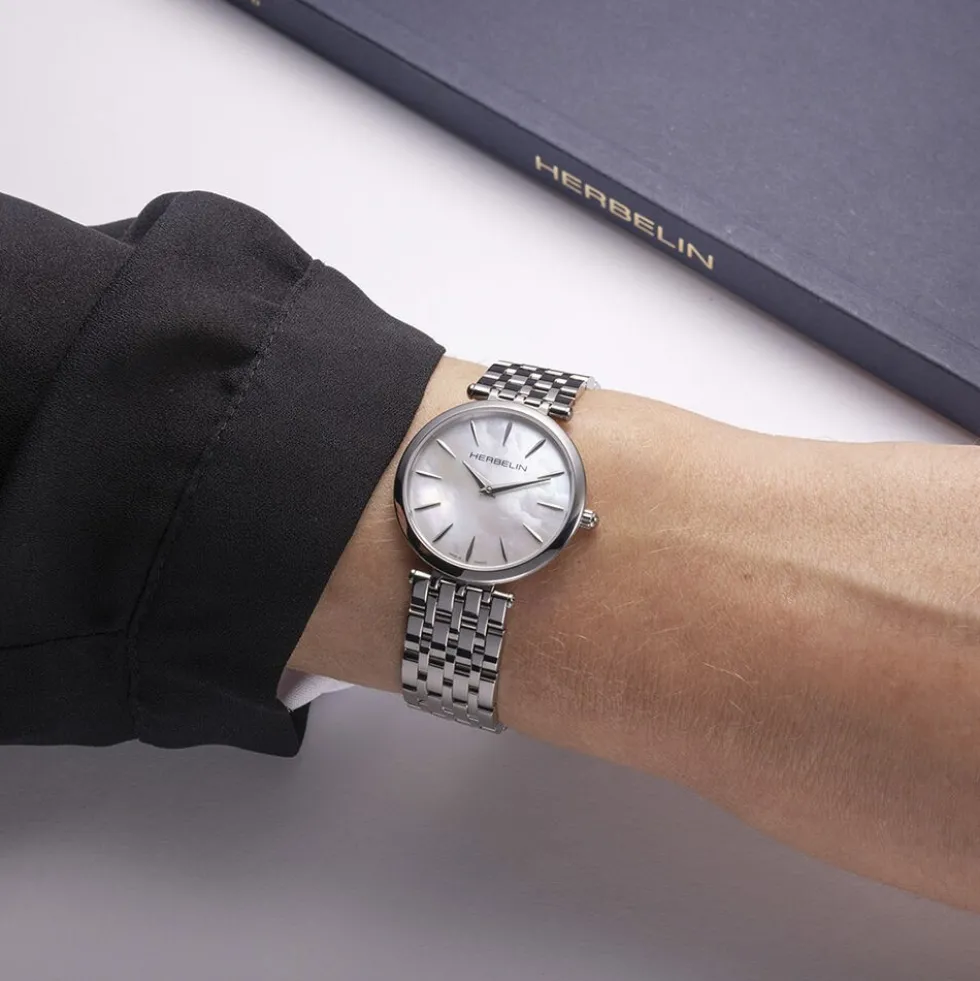 Montre Herbelin Epsilon Nacre Blanche