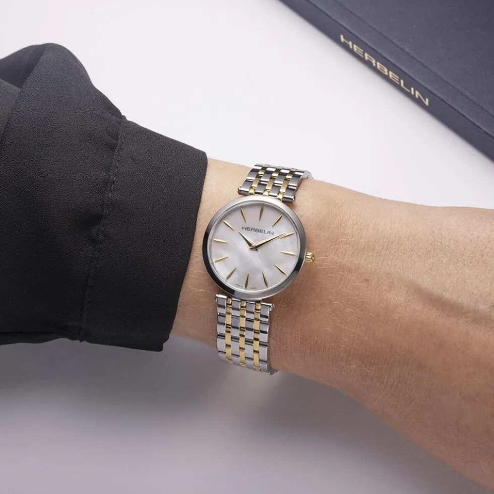 Montre Herbelin Epsilon Nacre Blanche