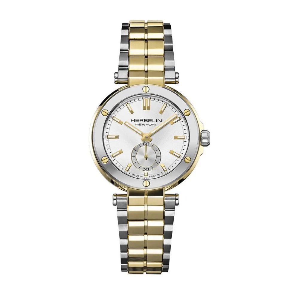 Montre Herbelin Newport Argenté