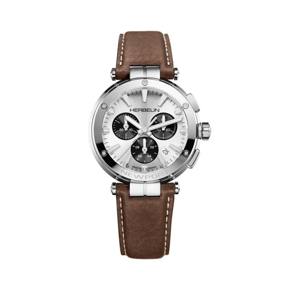 Montre Herbelin Newport Chrono Argenté