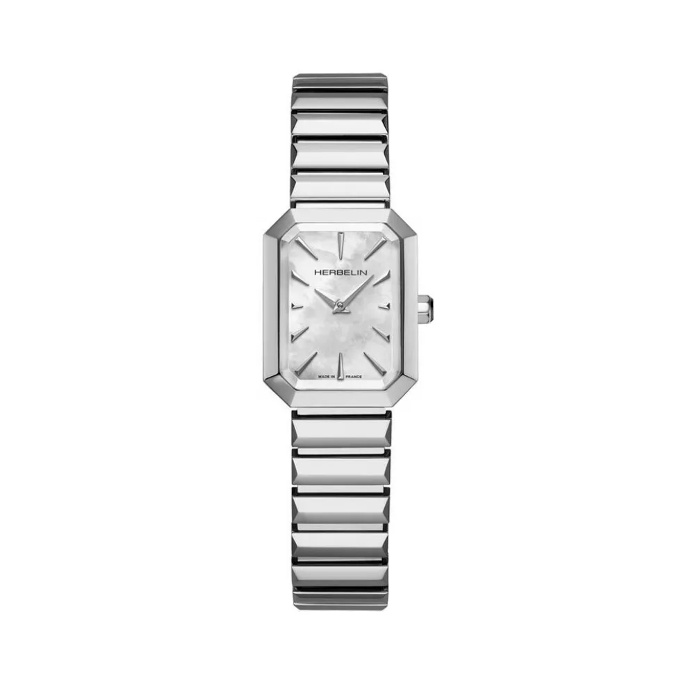 Montre Herbelin Octogone Nacre Blanche