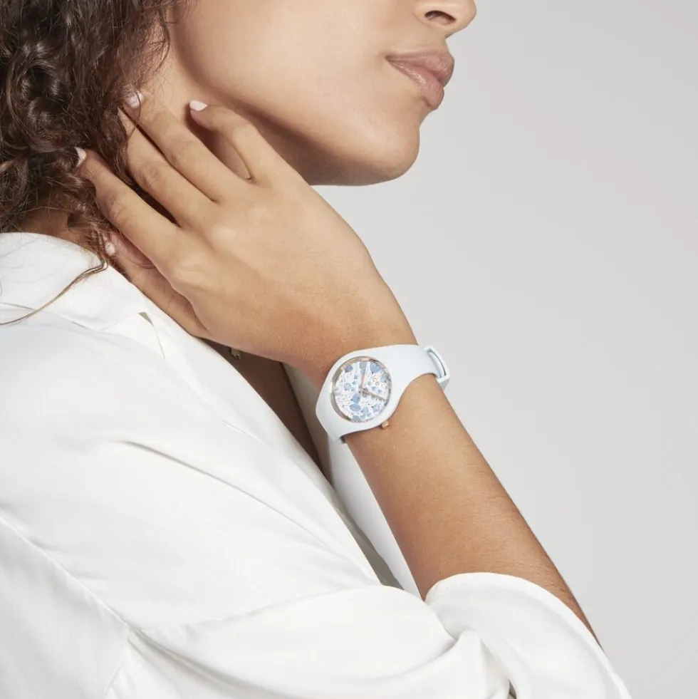 Montre Ice Watch Flower Bleu