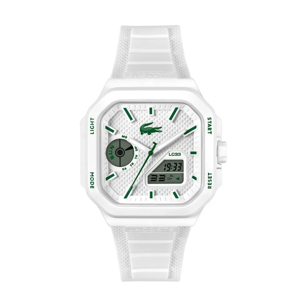 Montre Lacoste Lc33 Square Blanc
