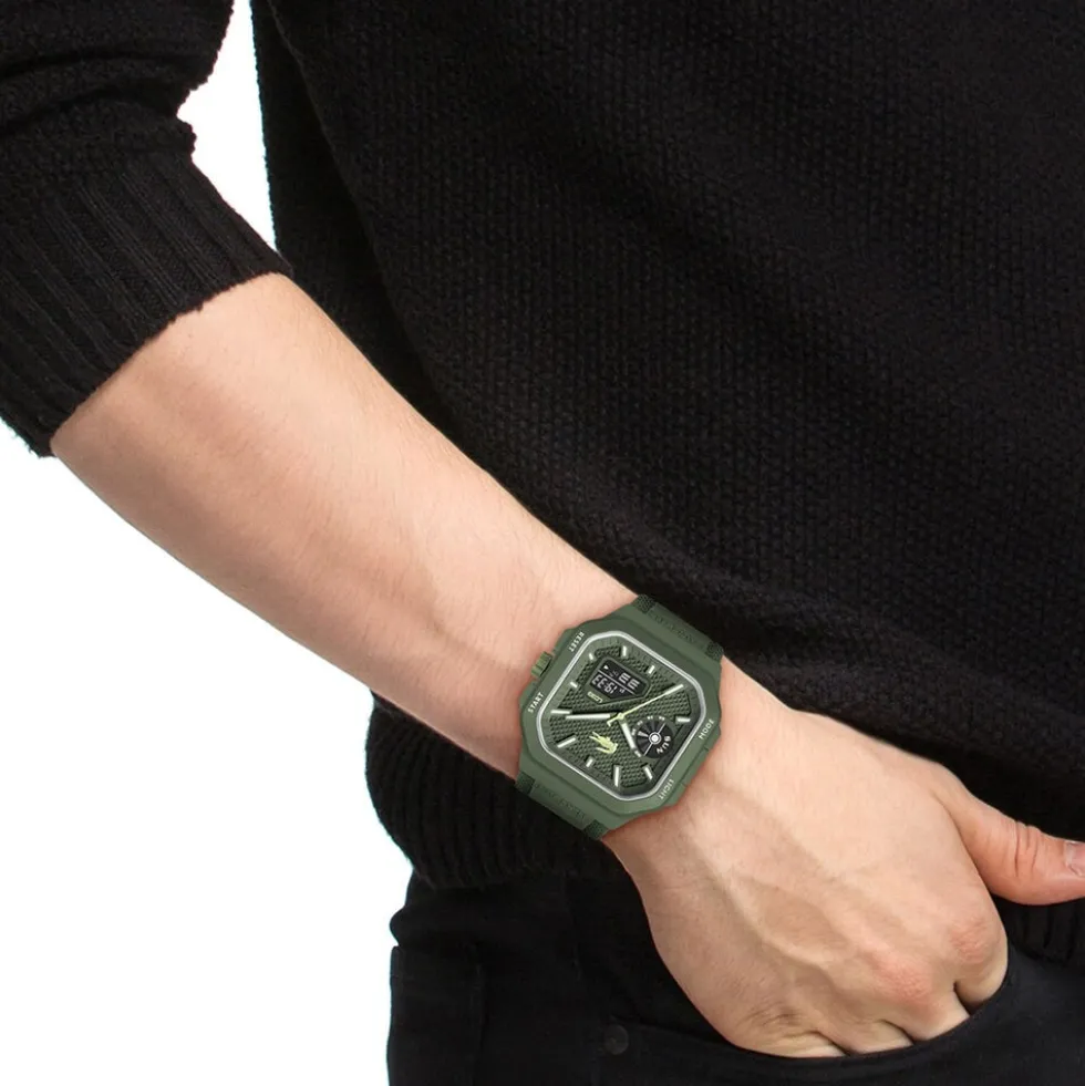 Montre Lacoste Lc33 Square Kaki
