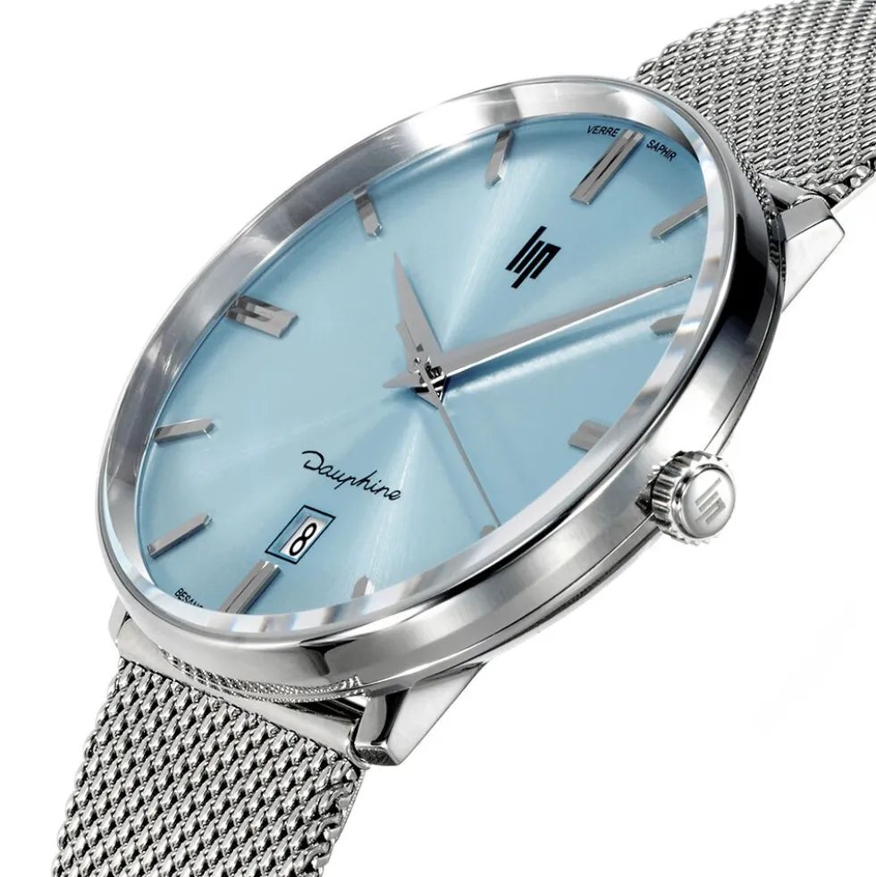 Montre Lip Dauphine 38 Bleu