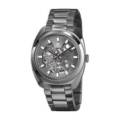 Montre Lip General De Gaulle Auto Squelette Gris