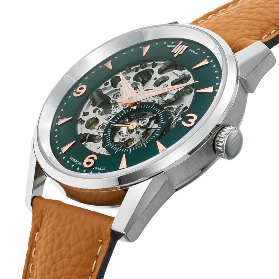 Montre Lip Himalaya Squelette Vert