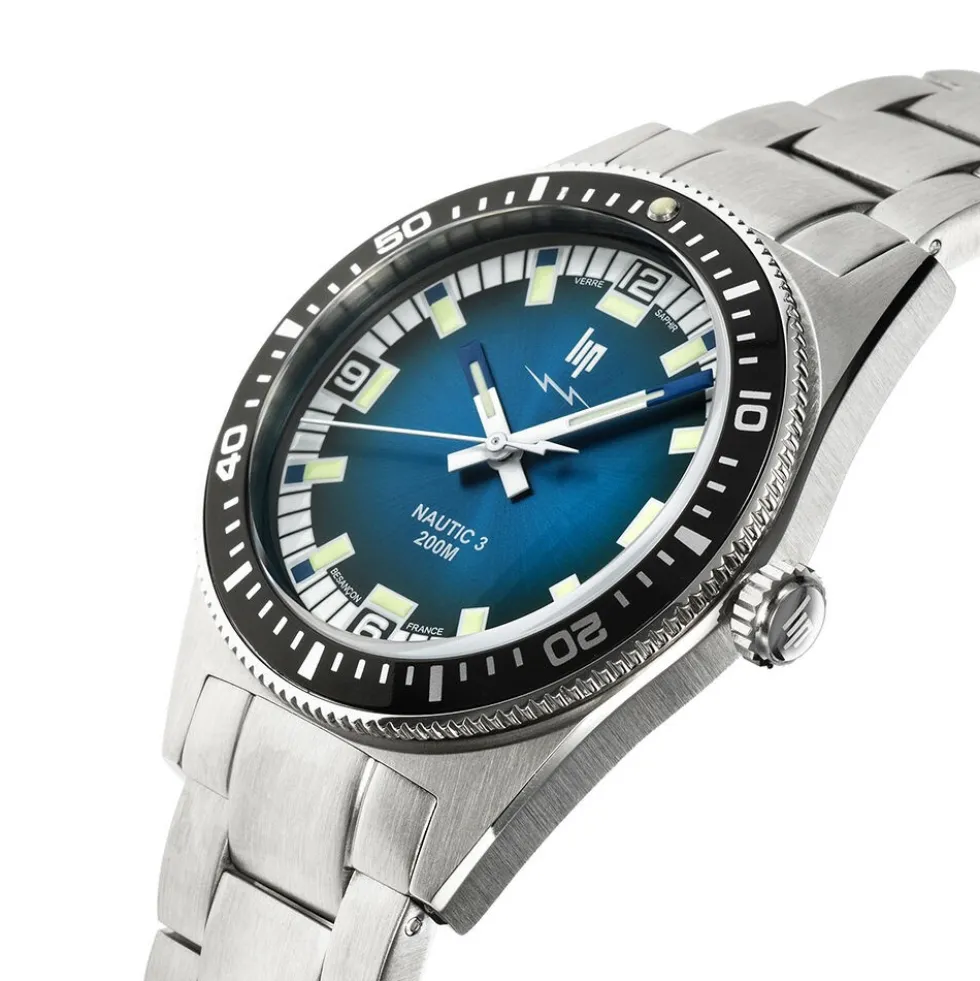 Montre Lip Nautic 3 Bleu