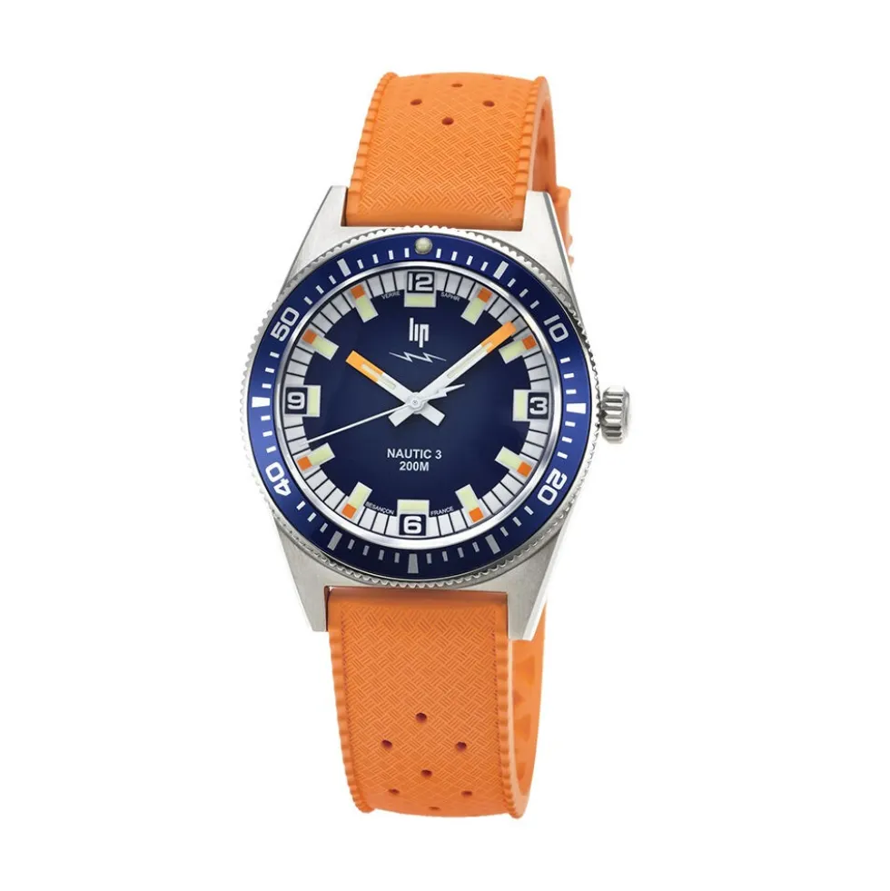 Montre Lip Nautic 3 Bleu