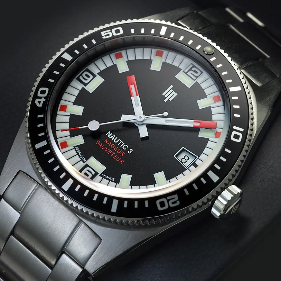 Montre Lip Nautic 3 Noir