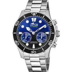 Montre Lotus Connected Bleu Et Noir