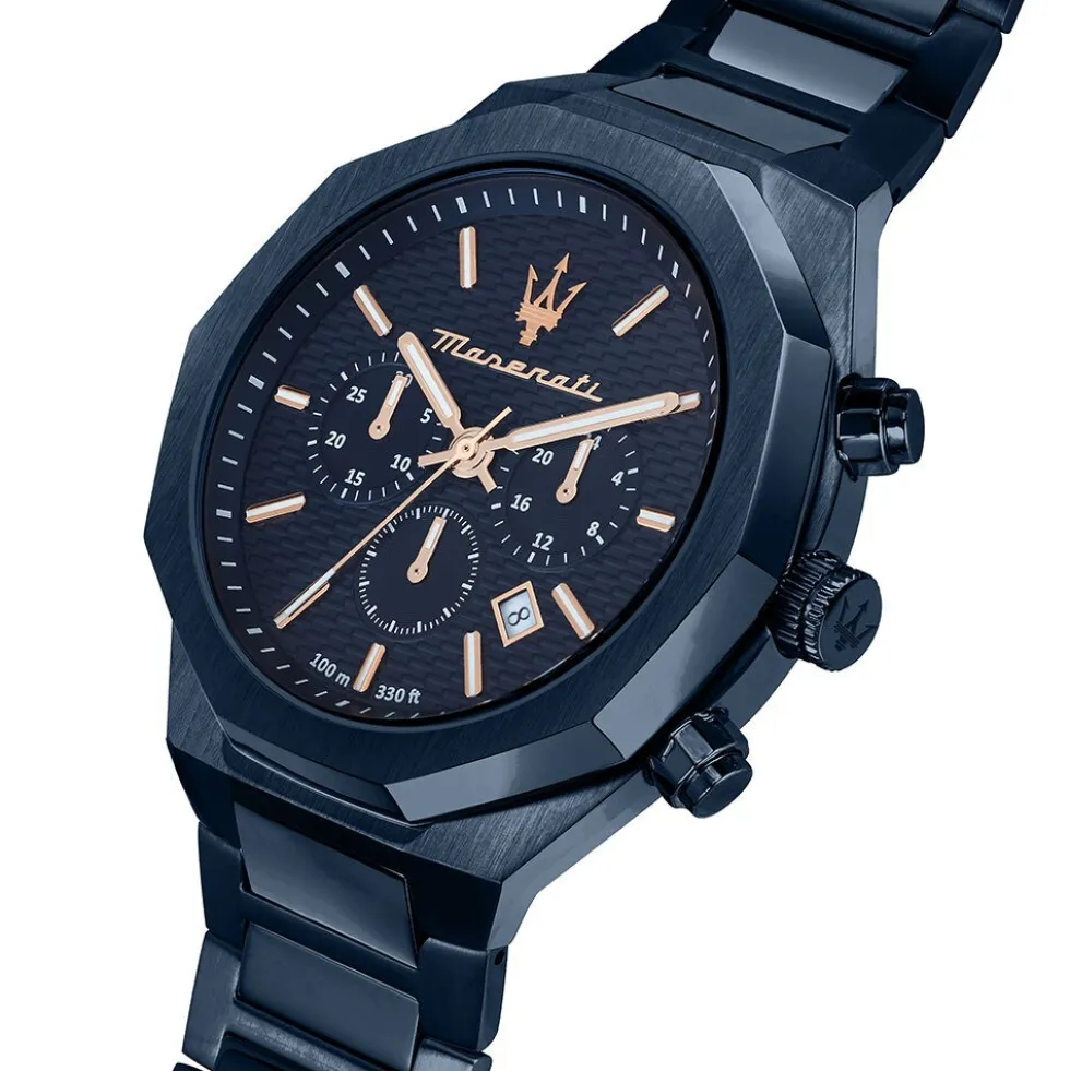 Montre Maserati Stile Bleu