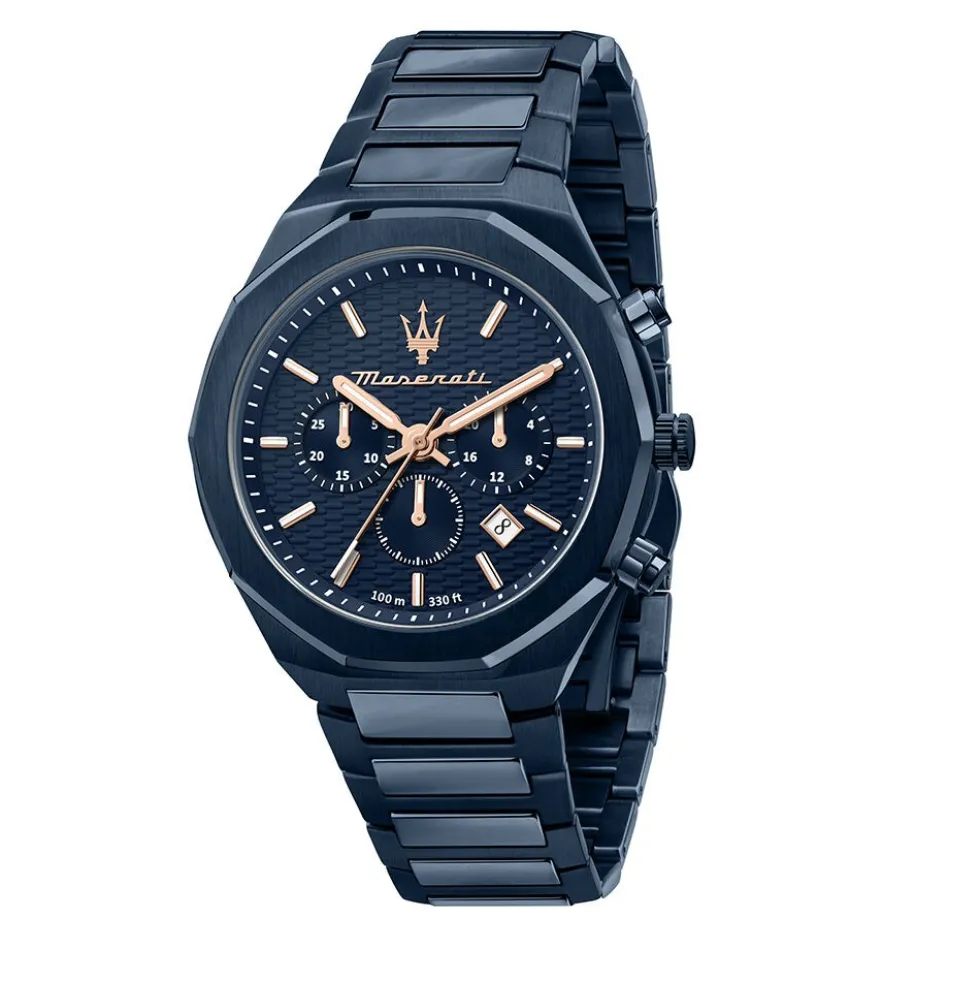 Montre Maserati Stile Bleu