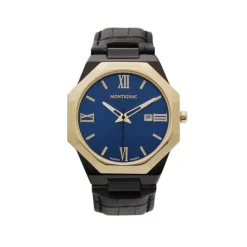 Montre Montignac Octogon Bleu