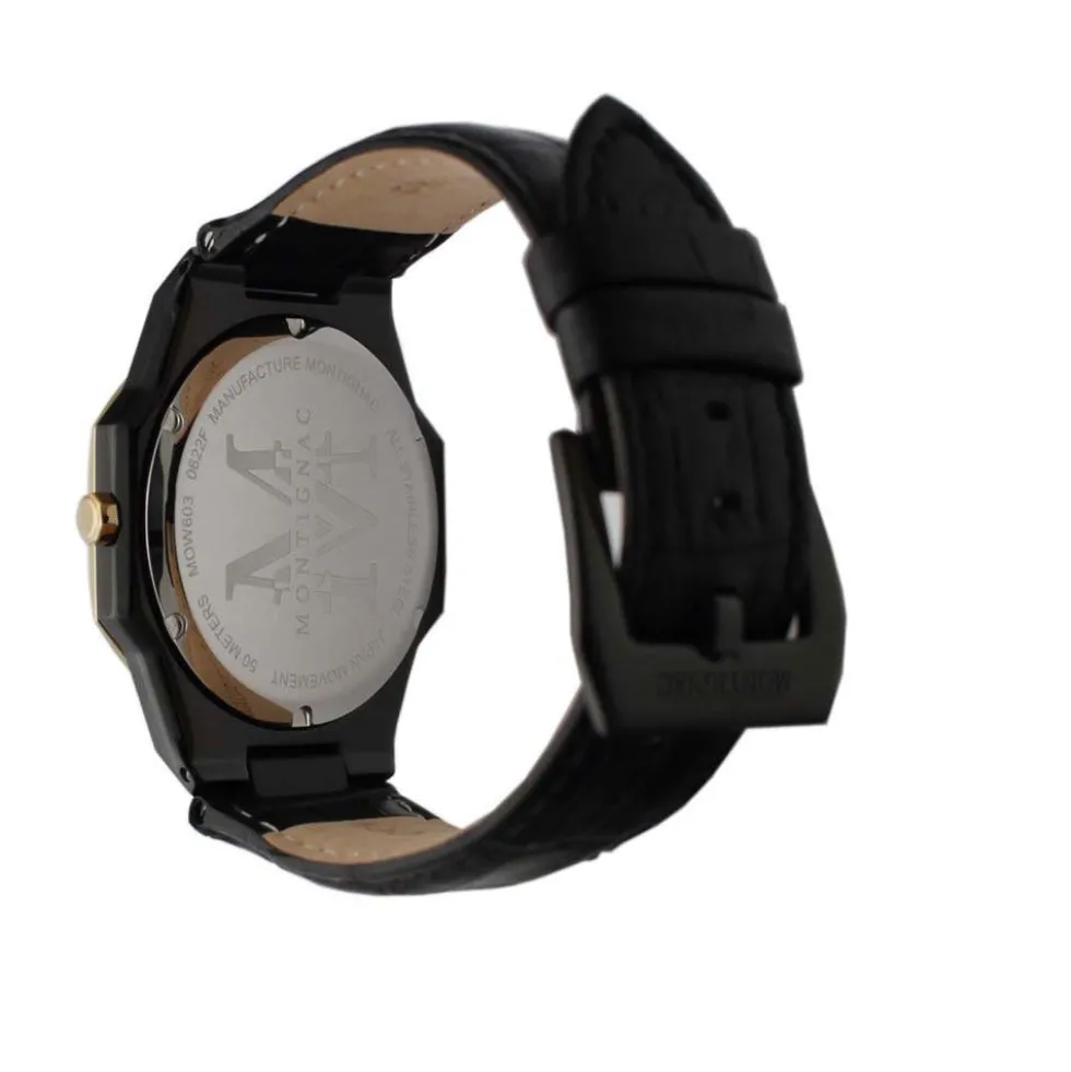 Montre Montignac Octogon Bleu
