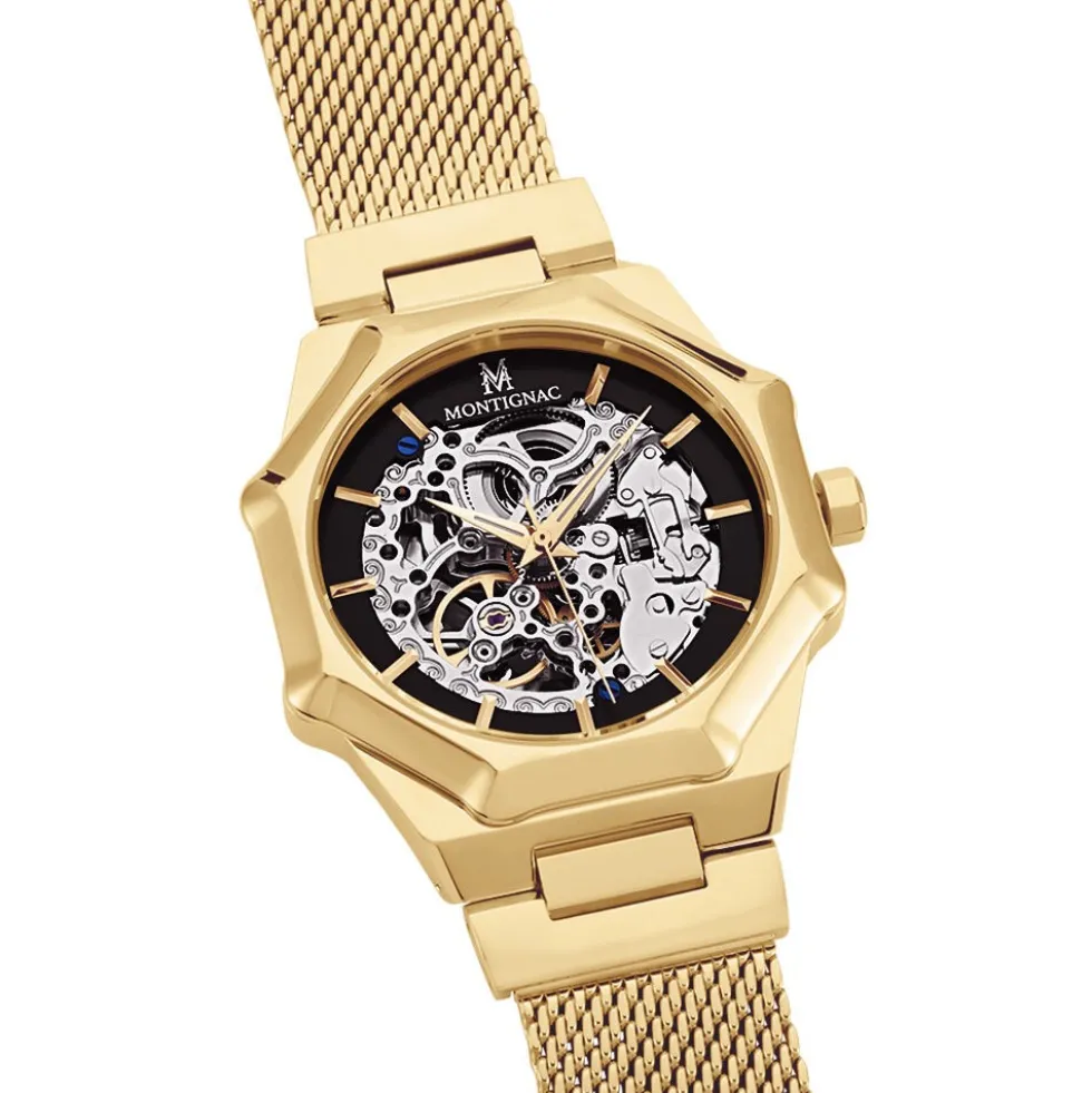 Montre Montignac Octogon Automatique Noir
