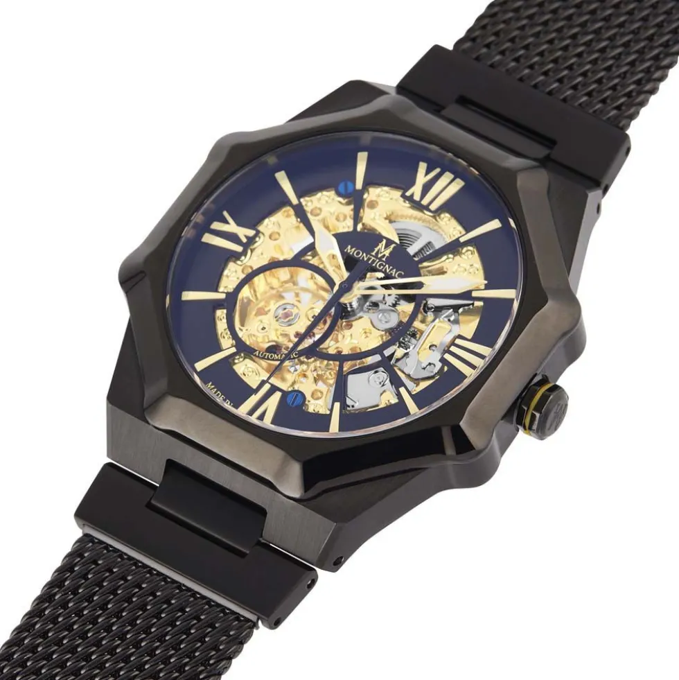 Montre Montignac Octogon Automatique Noir
