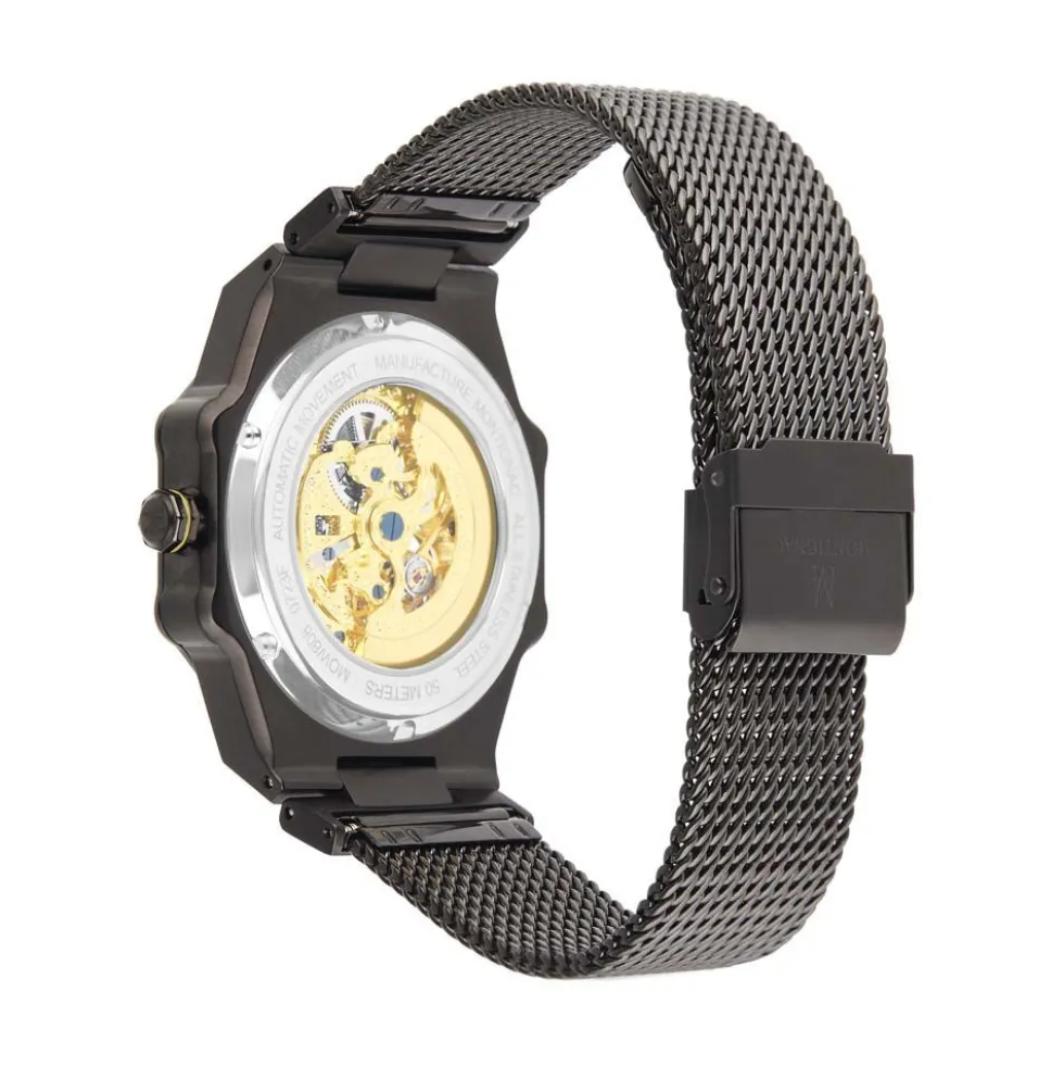 Montre Montignac Octogon Automatique Noir
