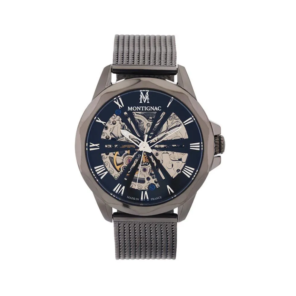 Montre Montignac Round Automatique Noir
