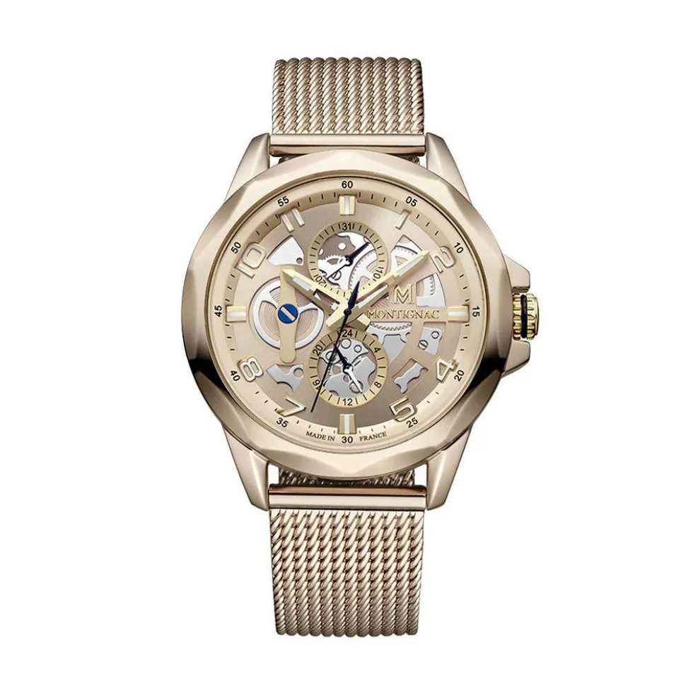 Montre Montignac Round Champagne