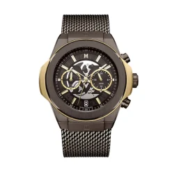 Montre Montignac Round Chrono Marron