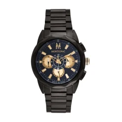 Montre Montignac Round Multifonction Noir