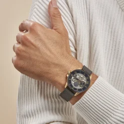Montre Montignac Round Noir