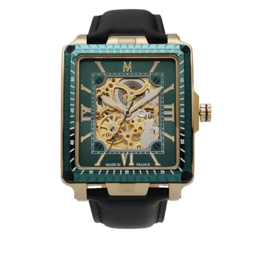 Montre Montignac Square Automatique Vert
