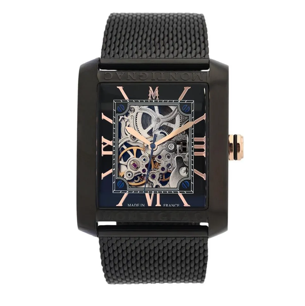 Montre Montignac Square Automatique Noir