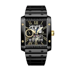 Montre Montignac Square Noir