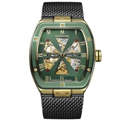 Montre Montignac Tonneau Automatique Vert