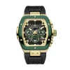 Montre Montignac Tonneau Chrono Noir