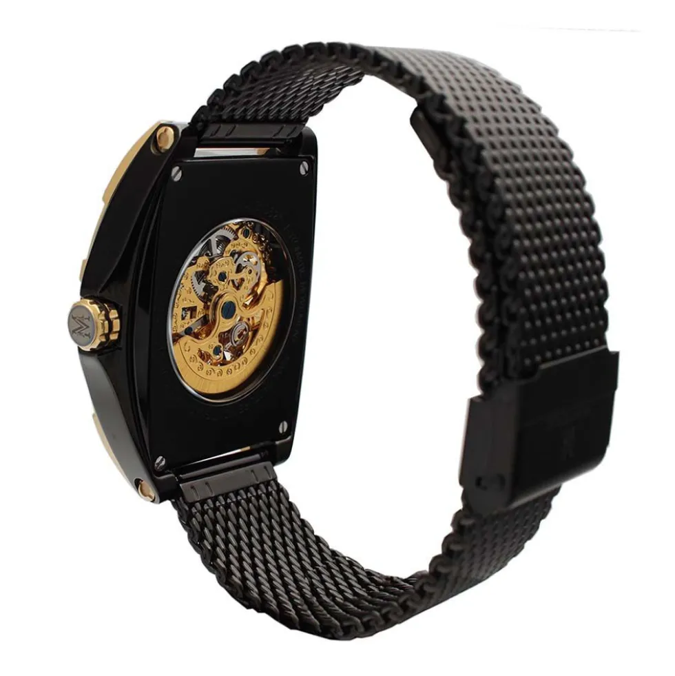 Montre Montignac Tonneau Automatique Noir