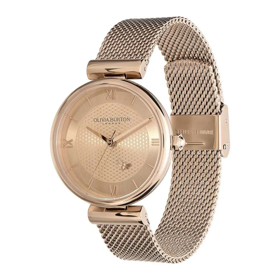 Montre Olivia Burton Minima Bee Rose