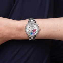 Montre Olivia Burton Vintage Floral Argenté