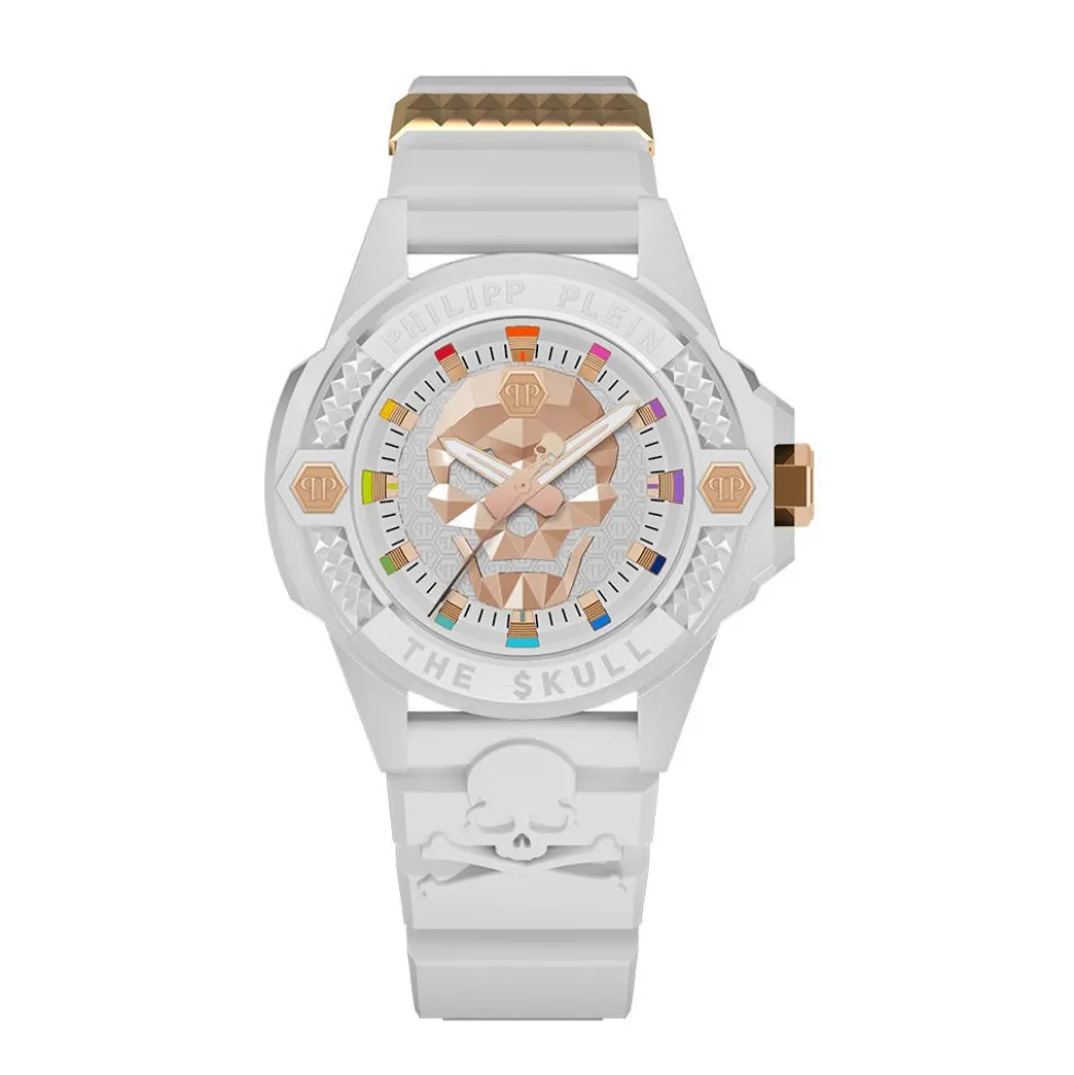 Montre Philipp Plein The Skull Ecoceramic Blanc