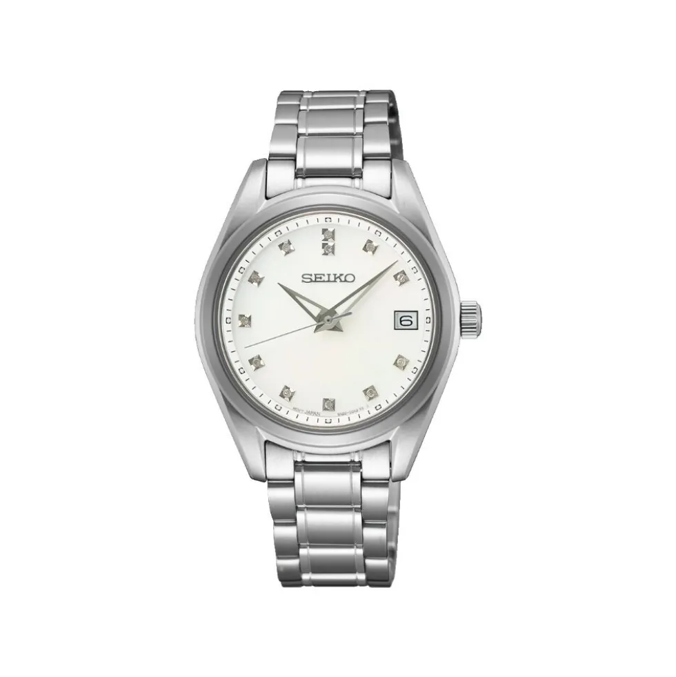 Montre Seiko Classique Nacre Blanche