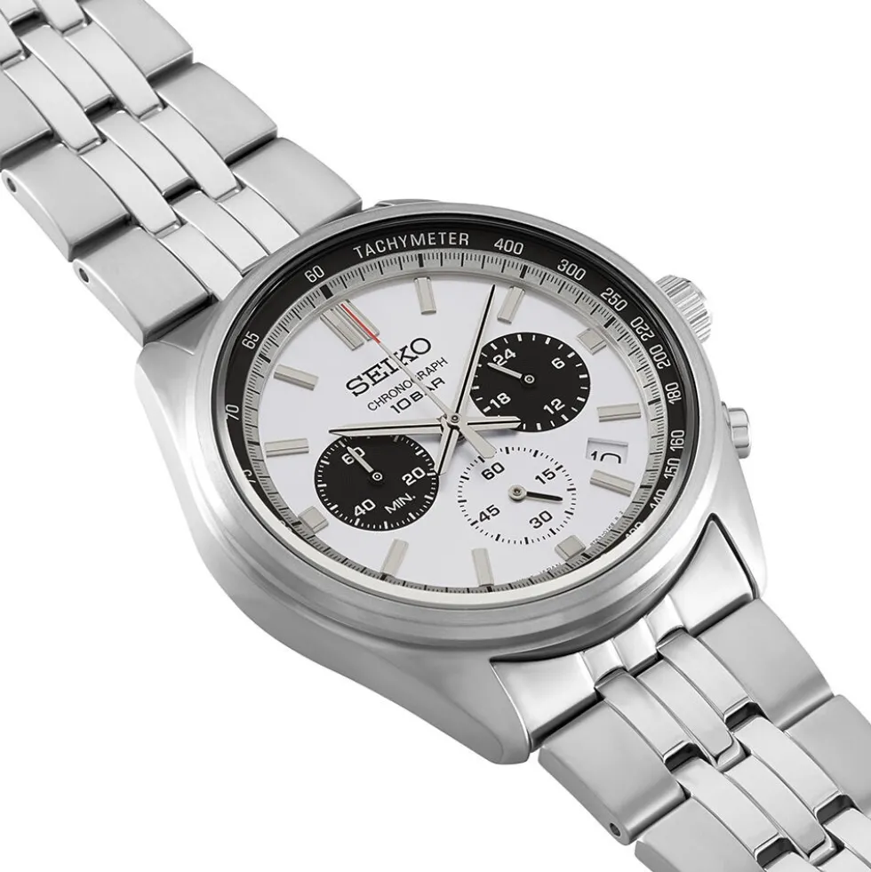 Montre Seiko Sport Bicolore Blanc / Noir