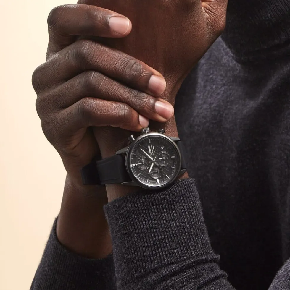 Montre Seiko Sport Titane Noir