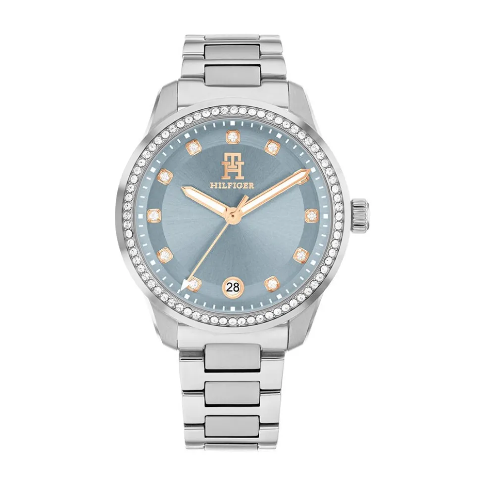 Montre Tommy Hilfiger Th85 Crystals Bleu Sky