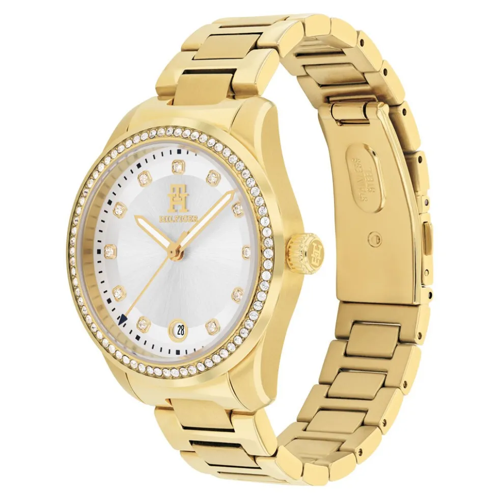 Montre Tommy Hilfiger Th85 Crystals Blanc