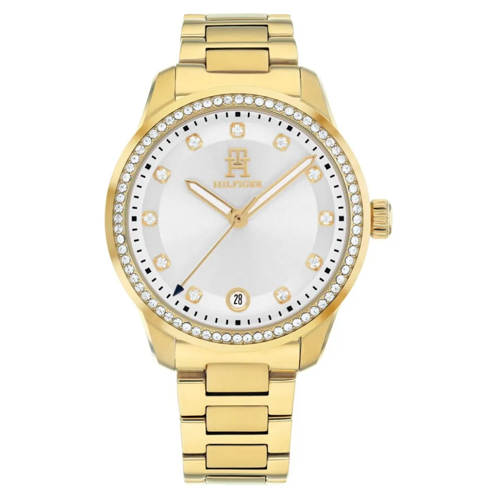 Montre Tommy Hilfiger Th85 Crystals Blanc