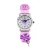 Montre Upp Fleur Blanc Et Parme
