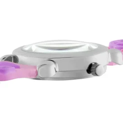 Montre Upp Fleur Blanc Et Parme
