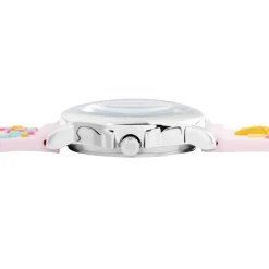 Montre Upp Fuzzy Rose Et Blanc